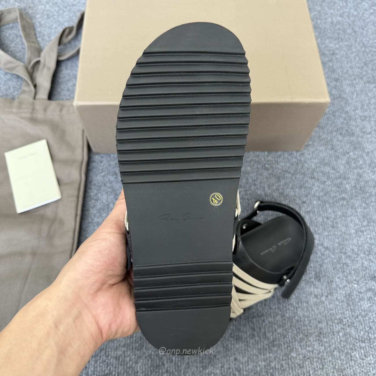 Rick Owens Hollywood Megalaced Mule Granola Black Ru01e5813 Loow1 09 (7) - www.newkick.vip